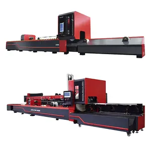 SUDA SD-AG series two chuck tube laser Cutting machine Can optional Automatic Tube Loader Optional Tube Nesting Software