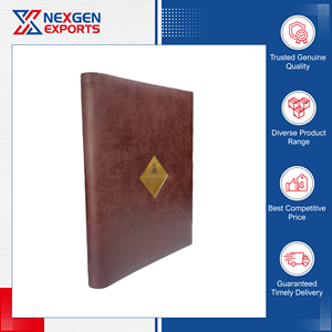 Suministro Directo de Fábrica, Carpeta de Menú de Restaurante de Cuero PU de Alta Calidad, Opciones de Diseño de Logotipo Personalizado, Pedidos al por Mayor - Nexgen Exports - Product Image 5