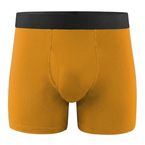 Lot de 5 caleçons formels respirants en coton et élasthanne pour hommes, taille mi-haute élastique, anti-frottement, imperméables, coupe-vent, séchage rapide - Product Image 2