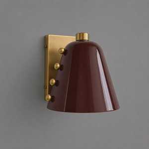 Modern Brass <b>Wall</b> <b>Sconce</b> Geometric Design Dual <b>Light</b> Fixture Indoor Home Decor for Living Room - Product Image 4