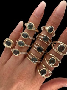 Anillo de Oro Sólido con Zafiro Natural de Montana de 1.32 Ct y Halo de Diamantes, Joyería Fina, Regalo para Ella, Anillo de Diamantes con Zafiro de Montana de 1.32 Ct - Product Image 4