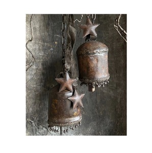 Ornement de cloche en métal de Noël pour arbre de Noël, fête de fin d'année, décoration festive saisonnière, accessoires - Product Image 1