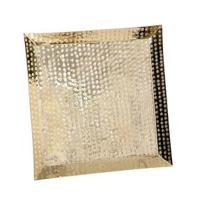 ถาดเสิร์ฟโลหะพร้อมที่จับถาดโลหะโชว์ขนาดใหญ่สำหรับงานแต่งงานโรงแรมและร้านอาหาร - Product Image 6