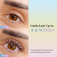 Kit de rehaussement de cils Libeauty avec baume adhésif et tube, kit de lamination des sourcils 2-en-1 pour usage domestique et professionnel, solution coréenne pour rehaussement de cils
