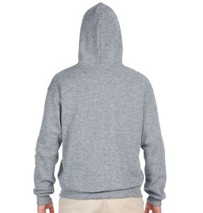 Sudadera con Capucha Gris para Hombre, Color Sólido, Informal, de Forro Polar, Corte Regular, para Otoño, con Bolsillo Tipo Canguro, 100% Algodón - Product Image 2