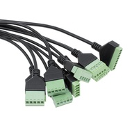 Cable USB 2.0 Tipo-A Macho a Hembra de 5 Pines con Terminales de Tornillo, Trenzado de PVC y Aluminio, Carga Rápida de 3A para Cámara y Computadora