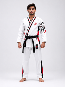 Uniforme de karaté haut de gamme avec tissu respirant, coutures robustes, mouvements flexibles et confort d'entraînement fiable pour une performance optimale. - Product Image 1