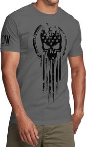 Camisetas de Verano para Hombre, Transpirables, de Secado Rápido, Estilo Urbano, Cuello Redondo, Manga Corta, 100% Algodón, Corte Regular, Tejido Jersey, Color Sólido - Product Image 3