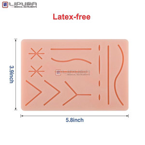 Suture <b>Practice</b> Kit Students Complete Starter Suturing High Quality Silicone <b>Practice</b> <b>Pad</b> Surgical Medic Instruments - Product Image 5