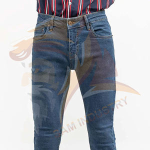 Nouveauté - Jeans en denim pour homme, style streetwear, coupe slim, vente directe d'usine, prix bas, respirant - Product Image 6