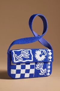 Pochette de soirée en perles de verre tissées à la main MS Handicraft, broderie de perles de rocaille, couleur et forme personnalisables, unique, purement fait main - Product Image 5