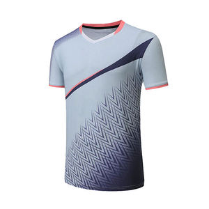 Conjunto de Camiseta de Fútbol Unisex con Cuello en V, Manga Corta, Estampado Geométrico, Poliéster que Absorbe la Humedad, Pantalones Cortos Negros con Cintura Elástica, NEÓN BRILLANTE - Product Image 2