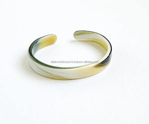 Top Tendance Buffalo Ox Corne Manchette Bracelet Main Bijoux pour Mode Durable Conception Personnalisée Bracelet Filles Femme Corne Bijoux - Product Image 6