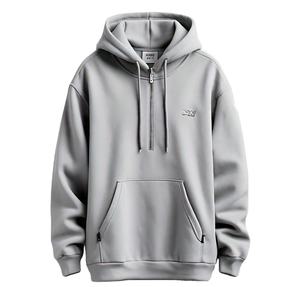 Sudadera con Capucha Gris Extra Grande Unisex, Tejido Polar Grueso de 350 GSM, Transpirable, Ecológica, Resistente al Viento, Suave y Cómoda para el Invierno - Product Image 1
