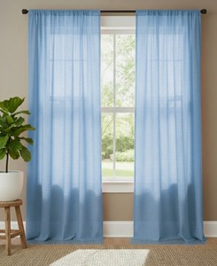 Cotton <b>Bohemian</b> Style Rod Pocket <b>Curtains</b> with High Shading & Eco-Friendly Features for Home Hotel Office Use-All-Season - Product Image 1