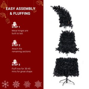 Albero di Natale Automatico in PVC da 2,1 m a Forma di Cappello da Mago, 1050 Rami, 400 Luci, 10 Funzioni, Telecomando per Esposizioni Festive - Product Image 2