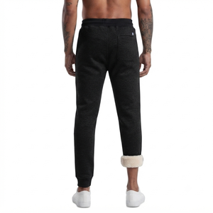 DROGEN EXPORT Men's Lightweight Spring <b>Linen</b>/Cotton Anti-Pilling Sweatpants Fleece Joggers Warm Athletic Casual Pants - Product Image 2