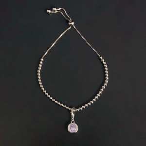 Birthstone <b>Set</b> Charm <b>Bracelet</b> Sterling <b>Silver</b> Alexandrite June Birthstone Gemstone Gift For Women - Product Image 3