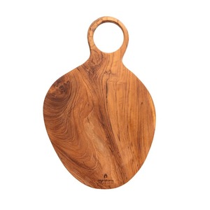 Planche à découper de cuisine en bois d'acacia durable, tendance et élégante, pour fruits, légumes et aliments, taille personnalisée, couleur naturelle - Product Image 3