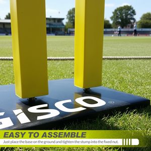 Gisco Flexi Stump Pro-Heavy Duty พร้อมฐานยาง ปรับได้ น้ำหนักเบา สำหรับกีฬา เกม และการฝึกซ้อม - Product Image 5