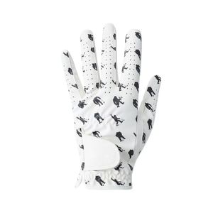 Gant de golf en cuir véritable blanc et rouge, main droite, antidérapant, à enfiler, unisexe, fabriqué au Pakistan, derniers gants de golf sportifs - Product Image 4