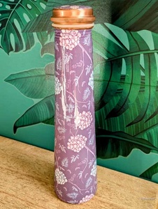 Botella de Agua de Cobre con Diseño de Mariposa, Termo Portátil de Viaje con Tapa, para Uso en Exteriores - Product Image 3