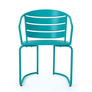 Set da Giardino Moderno e Chic con Sedie a Doghe Aperte che Aggiungono Texture - Product Image 4
