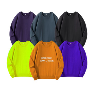 Sudaderas Personalizadas para Hombre, MOQ Bajo, Sudaderas Básicas Extra Grandes Personalizables, Sudadera de Manga Larga, Cuello Redondo, Color Sólido - Product Image 6