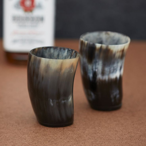 Vaso de cuerno artesanal para cerveza, hidromiel y vino, auténtico recipiente nórdico para beber, de proveedor indio. - Product Image 5