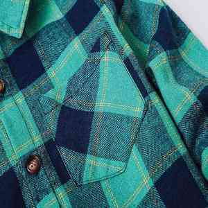 Camisa de franela de algodón de primera calidad, extra suave, con doble cepillado, a cuadros, para un confort en climas fríos. - Product Image 5