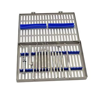 Juego de Instrumentos para Rellenos Dentales de Composite, Kit de Restauración Dental de Acero Inoxidable con Caja de Esterilización, por QASIDEN INSTRUMENT - Product Image 6