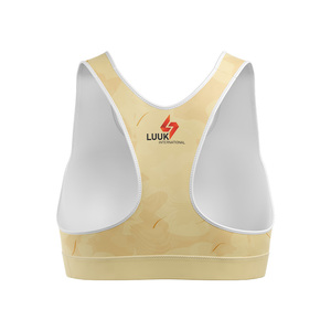 Soutien-gorge de sport sublimé pour femme, extensible, pour fitness et yoga, vente en gros d'usine, vêtements de sport personnalisés OEM - Product Image 3