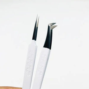 Pinzas para Extensión de Pestañas Kaamir Instruments Expert, Precio al por Mayor, Alta Precisión, Acero Inoxidable, Antimagnéticas, Punta Suave para Cejas - Product Image 4
