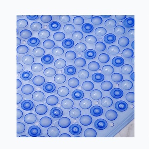 Tapis de bain antidérapant résistant aux moisissures et à l'humidité, revêtement de sol en plastique pour salle de bain, tapis de douche - Product Image 1