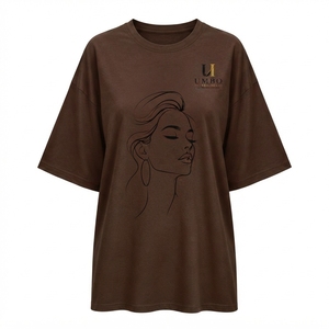Camiseta Extra Grande para Mujer de Marca Privada, Prenda de Algodón Suave de Primera Calidad con Servicio OEM, Soluciones de Fabricante Mayorista con Tallas OEM - Product Image 1