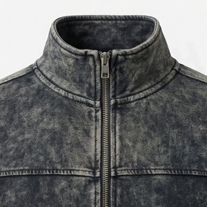 Conjunto de Chándal Personalizado para Hombre, con Capucha, Ajustado, de Alto Gramaje, Estampado, de Secado Rápido, con Efecto Lavado Ácido, para Entrenamiento y Gimnasio - Product Image 4