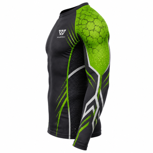 Camiseta de Compresión de Manga Larga para Hombre, Ropa Deportiva para Gimnasio, Logotipo Personalizado, Camiseta de Compresión de Manga Larga con Estampado Personalizado para Hombre - Product Image 4