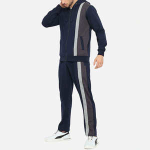 <b>Top</b> Manufacturer's New Arrival Men's Breathable Solid Plus Size Tracksuit Casual Outdoor Winter Set in Multi-Color Options - Product Image 4