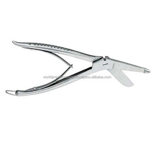 Ciseaux de précision chirurgicaux WORLD PRECISION pour salle d'urgence, 8 pouces, à bord dentelé, en acier inoxydable, forceps manuel pour maintenir les plaques osseuses, pour hôpital - Product Image 5