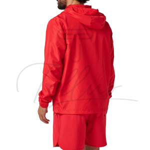 2026 Custom Spring Casual Breathable <b>Polyester</b> Two Piece Jacket Shorts Suit Set Sports Windbreaker <b>Tracksuits</b> Men - Product Image 4