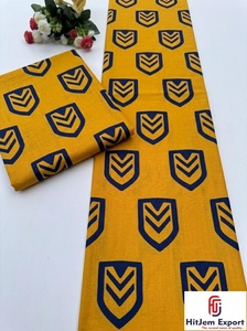 Tela de Sarga de Algodón con Estampado Africano Personalizado de Alta Calidad, Textil Ankara, Fabricante de Ropa OEM ODM, Exportación Hitjem - Product Image 5