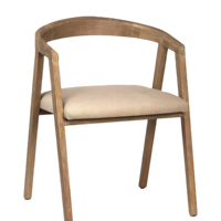 Chaise de salle à manger ergonomique en teck européen de qualité supérieure, écologique, moderne, imperméable, avec coussin en cuir, durable pour la maison