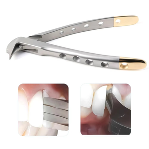 Pince de retrait de couronnes dentaires premium en acier inoxydable, forceps orthodontiques pour ponts permanents, instruments chirurgicaux CE ISO - Product Image 2