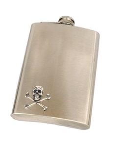 Petaca de Acero Premium con Diseño de Bigote, Acabado Brillante, Cuerpo Curvo Elegante, Construcción Duradera, Ideal para Amantes del Whisky y el Ron - Product Image 2