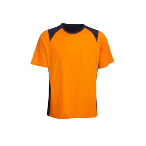 เสื้อกั๊กนิรภัยแบบกำหนดเองสำหรับงานก่อสร้าง มาตรฐาน ANSI Class 1 กันน้ำ ทนทาน มองเห็นได้ชัดเจน แขนสั้น สำหรับผู้ชาย คุณภาพสูง 100% - Product Image 5