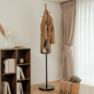 Porte-manteau de séchage de vêtements en fer noir pour usage domestique meubles de rangement ménagers pour salon articles ménagers en métal blanchisserie - Product Image 1