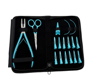 Pinzas de Acero Inoxidable para Remover Microperlas, Herramienta para Extensiones de Cabello con Resorte Simple para Uso Profesional y en Salones - Product Image 1