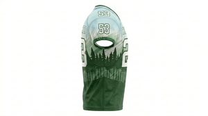 Ropa Deportiva, Jersey de Fútbol Americano de Manga Corta, Transpirable, de Secado Rápido, para Entrenamiento, Venta al Por Mayor, Personalizado, de Alta Calidad, en Grandes Cantidades - Product Image 2