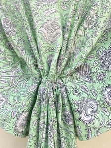 Vestido Kaftán Digital sin Mangas de Algodón con Estampado Floral Tropical para Mujer, Estilo Casual de Verano, para Playa, Islas del Pacífico, En Stock - Product Image 2