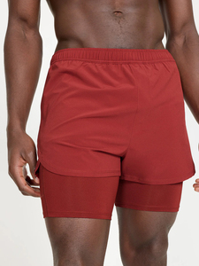 Pantalones Cortos Deportivos 2 en 1 Personalizados para Hombre, para Correr, Entrenar, Boxeo, con Forro Interior de Compresión, Bolsillos Laterales, Secado Rápido, Logotipo Frontal - Product Image 5